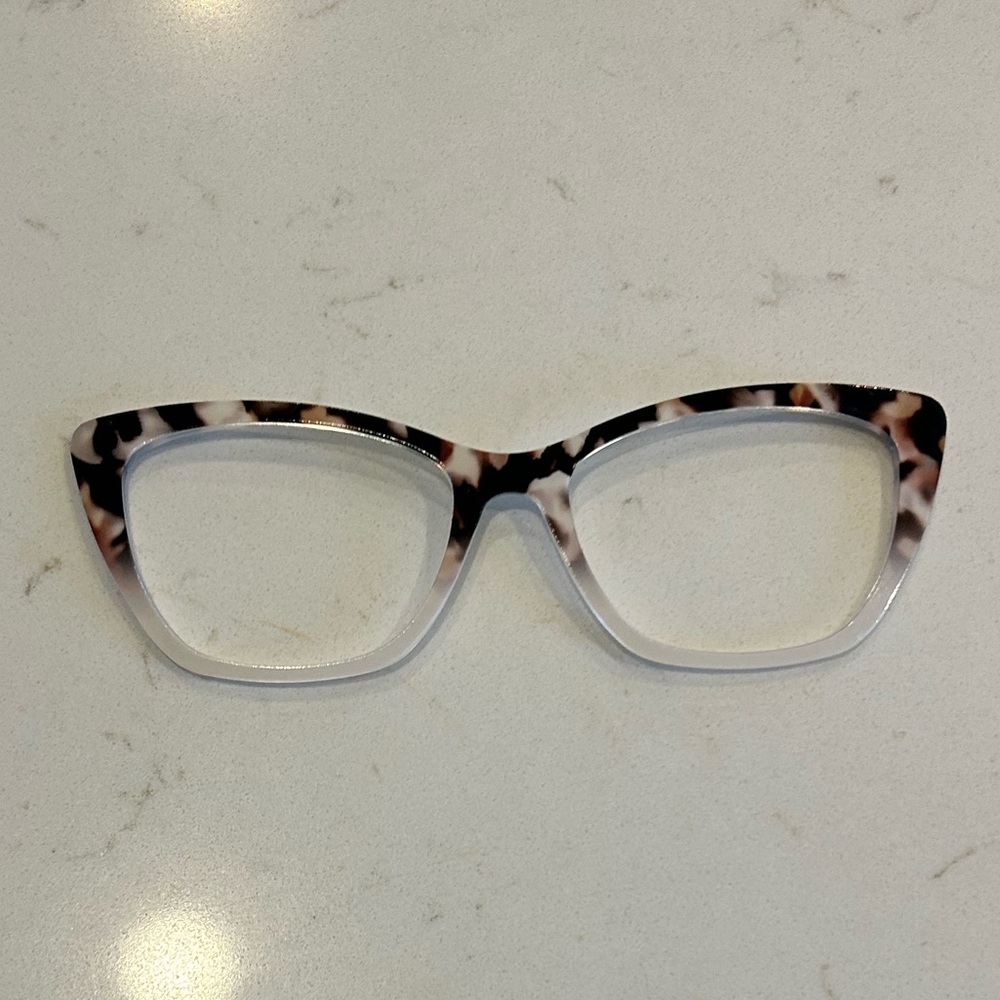 Pair Eyewear Latte Tortoise Toppers for Wanda